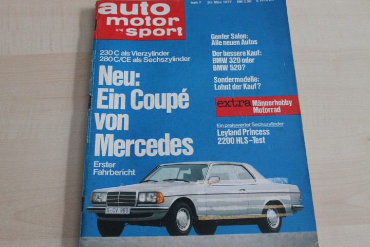 Deckblatt Auto Motor und Sport (07/1977)
